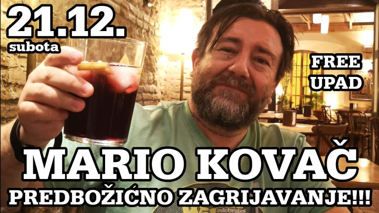 D. J. MARIO KOVAČ – PREDBOŽIĆNO ZAGRIJAVANJE