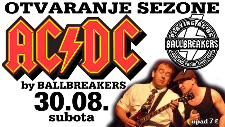 AC/DC tribute BAND BALLBREAKERS – otvaranje sezone